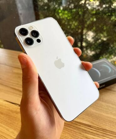 resmi 9 t: IPhone 12 Pro, 256 GB, Ağ, Zəmanət, Kredit, Simsiz şarj