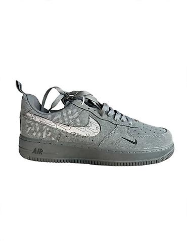 buzz nike dunk: Nike Air Force 1 Low, sivi ton. - Gornjište od brušene kože/semša sa — 1