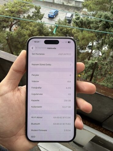 Apple iPhone: IPhone 15 Pro, 256 GB, Natural Titanium, Face ID — 3