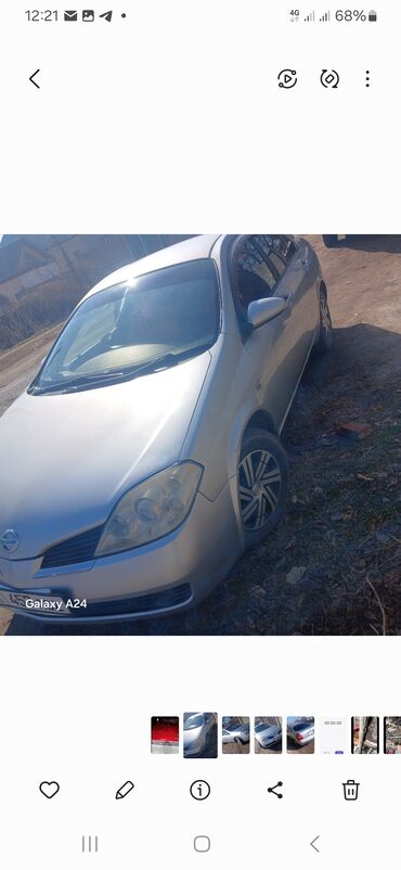 Nissan: Nissan Primera: 2004 г., 2 л, Вариатор, Газ, Седан