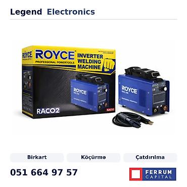 dəsti: Elan başlığı: Qaynaq aparatı Royce Rac-250, 250 Vt (ZE-S00151) Qaynaq — 1