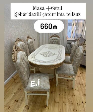 Taburetlər: Masa və oturacaq dəstləri