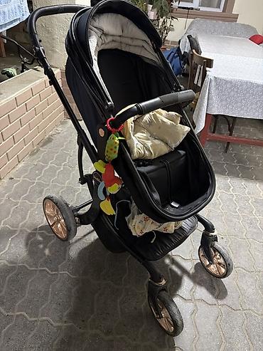 masin usaq: Uşaq arabası – çoxfunksiyalı, rahat və praktik model. - Rəng: qara — 1