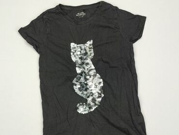 czarne spodenki pod sukienkę: T-shirt, Reserved, 10 years, 134-140 cm, condition - Very good