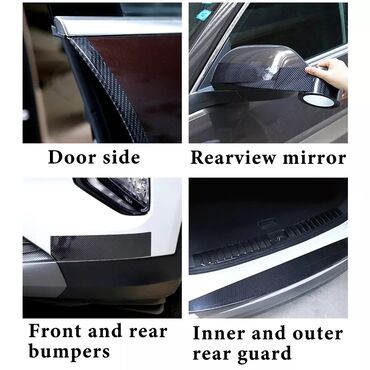 Auto oprema: 3M Carbon Fiber Auto zastitna traka Zaštitna traka na vratima — 13