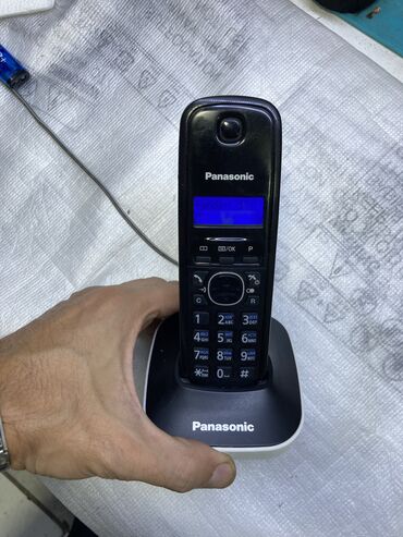 Stasionar telefonlar: Stasionar telefon Panasonic, Simsiz, İşlənmiş, Ünvandan götürmə, Ödənişli çatdırılma