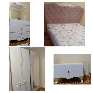 куплю мебель бу баку: Двуспальная кровать, Трюмо, Шкаф, 2 тумбы, Б/у at lalafo.az куплю мебель бу баку: Двуспальная кровать, Трюмо, Шкаф, 2 тумбы, Б/у