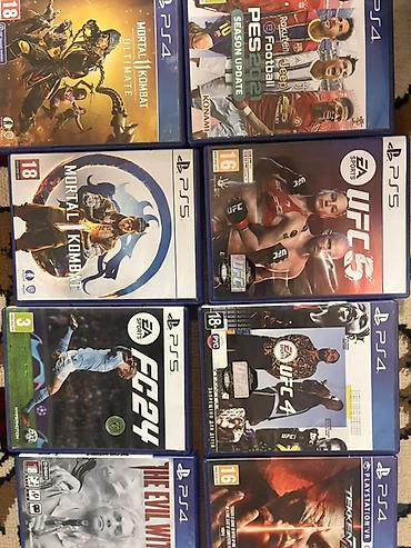 ps4 disk: ЮФС5 - 2000 ЮФС4 - 1500 Мортал комбат 1 - 2000 Мортал 11 - 1500 (в — 3