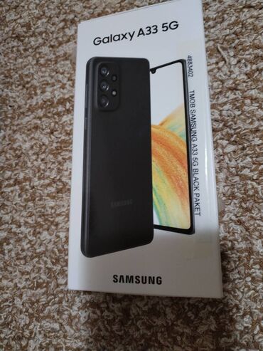 Samsung: Samsung Galaxy A33 5G, 128 GB, color - Black, Fingerprint, Dual SIM cards, Face ID