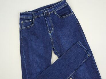 czerwone legginsy push up: DENIM JEANS, Jeans for women, size L (EU 40)