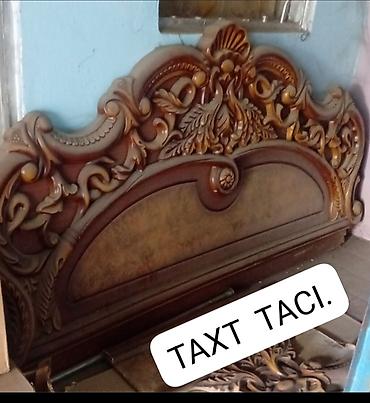 sədərək mebel: Taxt tacı – klassik üslubda oyma başlıq - Material: ağac əsaslı, əl — 2