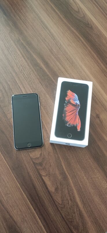 Apple iPhone: IPhone 6s Plus, 128 GB, Space Gray, Barmaq izi