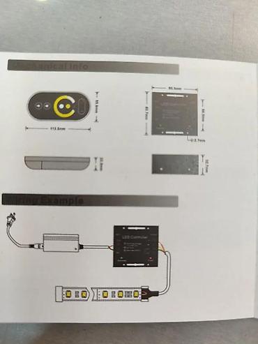 Ostali elektro materijali: CCT KONTROLER TOUCH KONTROLER ZA CCT LED TRAKE 12-24V 12A | *U — 7