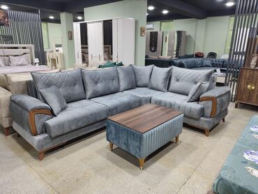 Sifarişlə divan dəstləri: Mebel istehsalı – dizayn və sifarişlə - Yumşaq mebel: klassik üçlü — 34