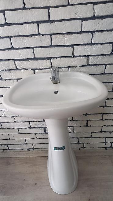 Çanaqlar, tülpanlar: Ayaqüstü lavabo – SEYAL - Material: sanitar porselen - Rəng: ağ - — 4