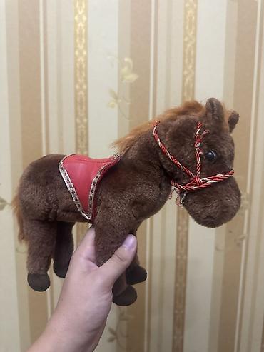 poni yumşaq oyuncaqlar: Yumşaq oyuncağ – at fiquru - Material: yüksək keyfiyyətli plyuş — 1