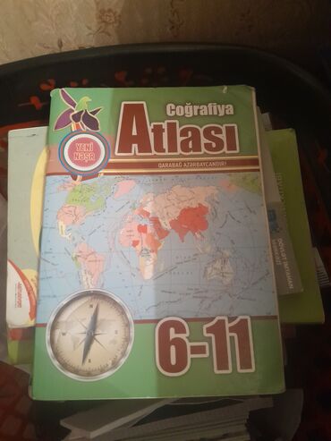 Kitablar, jurnallar, CD, DVD: Coğrafiya atlas