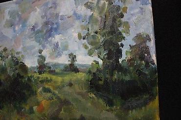 stilsko: SLIKA PEJZAŽ, IMPRESIONIZAM, ULJE NA PLATNU, 40 X 30 | Slika sa — 2