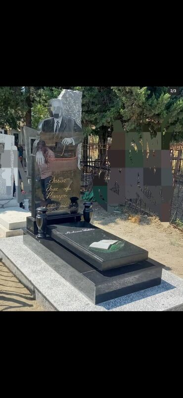 Başqa xidmətlər: Qəbiristan daşlarının hazırlanması köhnə daşların təmiri işlərinin — 6