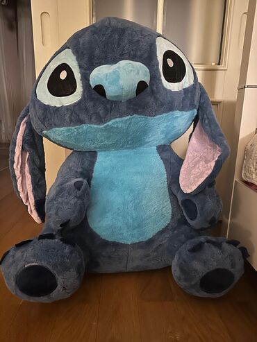 kukla şekilleri: Böyük ölçülü Stitch plyuş oyuncağı - Dizayn: Lilo & Stitch
