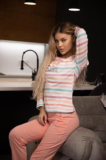 Пижамы: Женская пижама 100%хлопок Размер : л -3 хл (44-54) Цена:1100 сом ✅ — 10