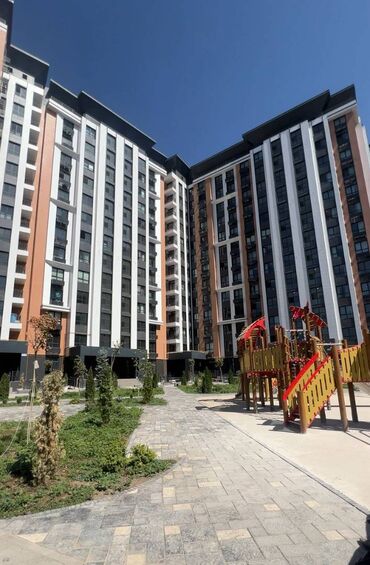 квартира берилет мкр кок жар: 1 комната, 43 м², Элитка, 13 этаж, Евроремонт