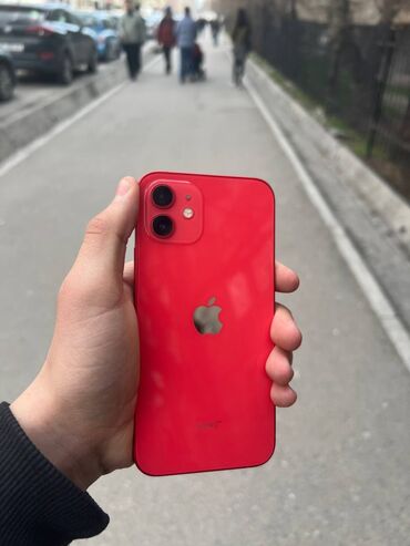 Apple iPhone: IPhone 12, 64 ГБ, Красный, Чехол, 85 %