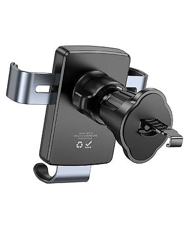 Другие аксессуары для мобильных телефонов: Автодержатель BOROFONE BH118 Refined gravity car holder (black metal — 9