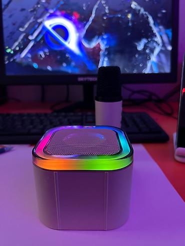 Караоке: K12 portativ Bluetooth akustik sistemi + simsiz karaoke mikrofonu — 8