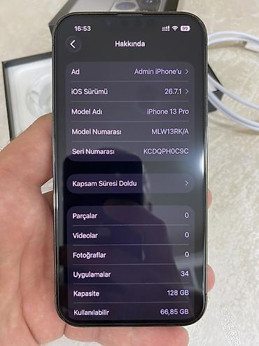 saxta iphone: IPhone 13 Pro, 128 GB, Graphite, Sənədlərlə — 5