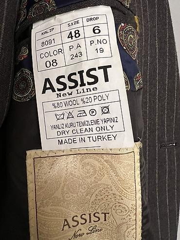 Kişi geyimləri: ASSIST New Line kişi kostyum dəsti Yeni alınıb 2,3 dəfə geyinilib - — 3