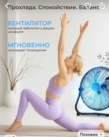 Воздуходувка: Вентилятор Напольный, Лопастной — 3