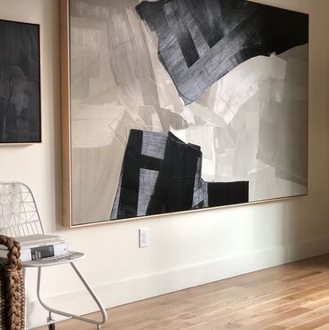 Dizayn, layihə: Modern. Abstrakt janr. Tək tablo. Müasir interyerdə mütləqdir, çünki — 35