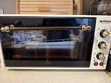 yemek bisiren aparat: İtimat Best Cooker elektrikli soba. Ağ rəngli korpuslu, geniş ön — 2
