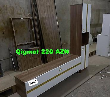 qoza bəhməzi: Yeni, Düz TV altlığı, Polkalı, Laminat — 1