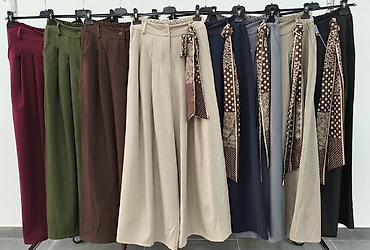 Pantalone: 🔥Ženske široke pantalone sa maramom/pojasom
✅2350 din — 4