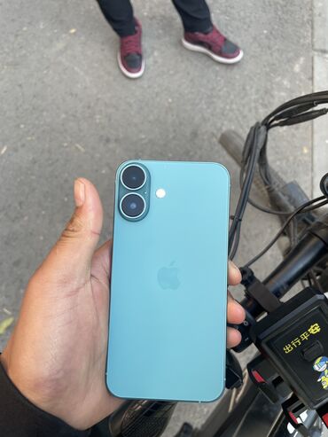 продажа телефонов айфон 6: IPhone 16, Колдонулган, 256 ГБ, Көгүлтүр, 100 %
