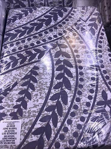 Комплекты постельного белья: Комплект постельного 100% хлопок фланель белья с уникальным узором — 50