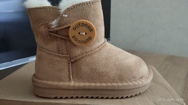 домашняя обувь: Детские зимние угги balabala - Цвет: бежевый (песочный). - Верх