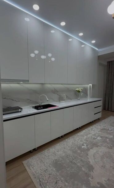 квартира берилет дордой жактан: 1 комната, 50 м², Элитка, 14 этаж, Дизайнерский ремонт