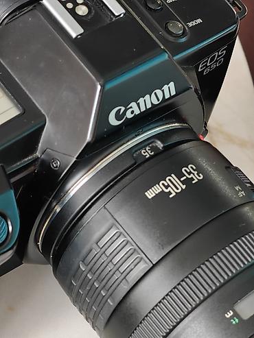 digital camera: Пленочный фотоаппарат Canon EOS 650 с зум‑объективом Canon Zoom Lens — 1