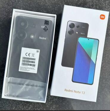 Xiaomi: Xiaomi, Redmi Note 13, Б/у, 256 ГБ, цвет - Черный, 1 SIM, 2 SIM