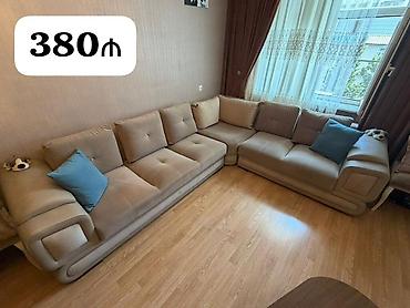 Digər mebel: MehimKünc divan 380₼. Ölçüsü 3.20/2.50. Açılmır baza yoxdur. Ünvan — 1