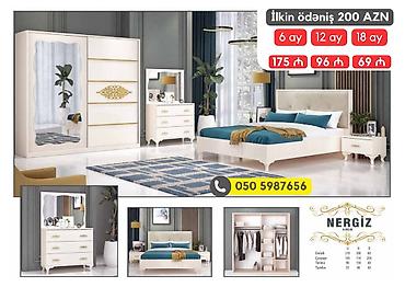 avanqart: İkinəfərlik çarpayı, 2 tumba, Dolab, Termo, Azərbaycan, Yeni — 6