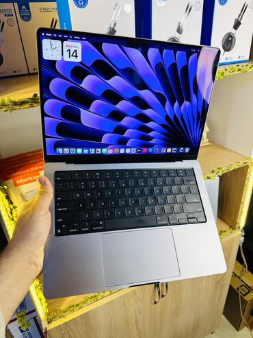 1tb ssd: İşlənmiş Apple MacBook, 14 ", Apple M1 Pro, 1 TB, Ödənişli çatdırılma, Rayonlara çatdırılma