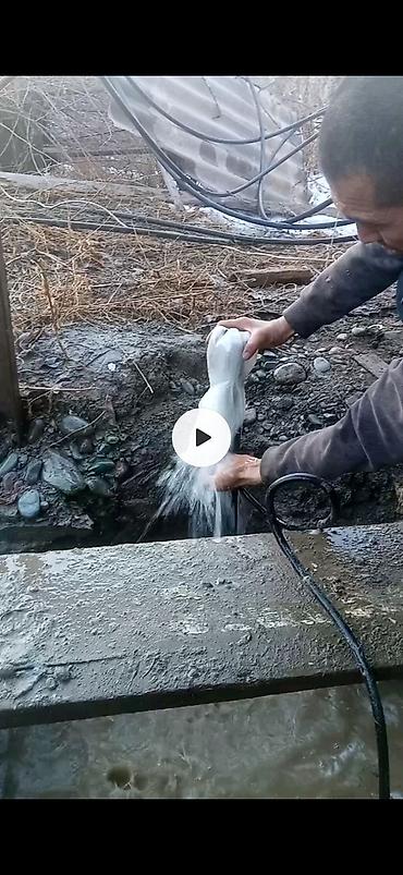 Сверление, бурение: Суу чыгарабыз насос орнотуу эски скважинаны тазалоо Бурение скважины — 7