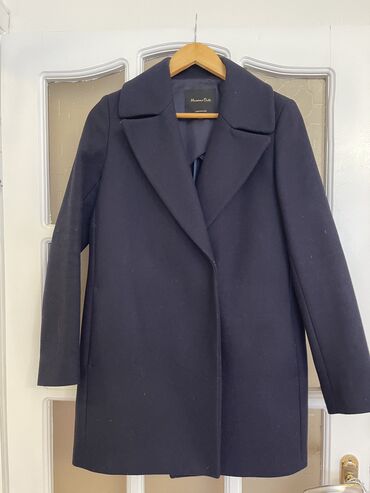 Пальто: Пальто Massimo Dutti, S (EU 36), цвет - Синий