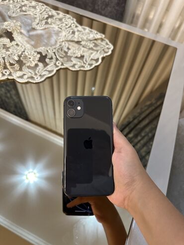 zaryatqa aparatı: IPhone 11, 64 GB, Qara, Simsiz şarj, Face ID