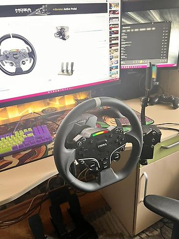 trak racer: Игровой комплект для симрейсинга MOZA Racing Состав: - Рулевое колесо — 1