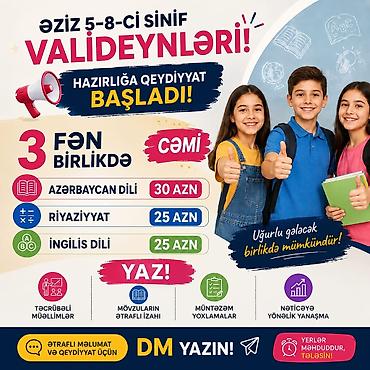 point blank turk hesap ac: Repetitor, Riyaziyyat, Azərbaycan dili — 1